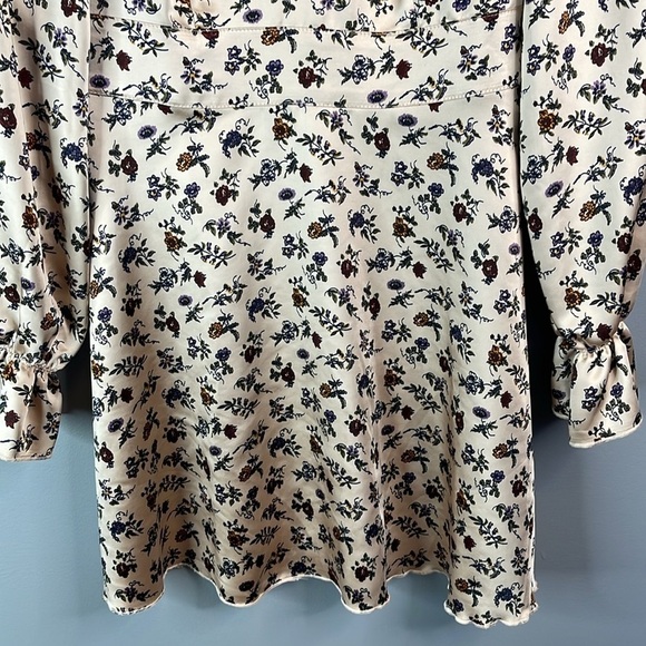 LAURA ASHLEY + UO Exclusive NWT Candy Long Sleeve Mini Dress Ruffle Bib Size XS - Picture 5 of 14
